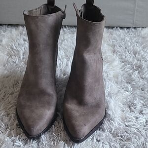 Women's Taupe Ankle Boots